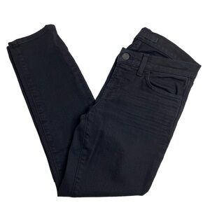 J Brand Jett Skinny Cropped Ankle Jeans Black Size 26